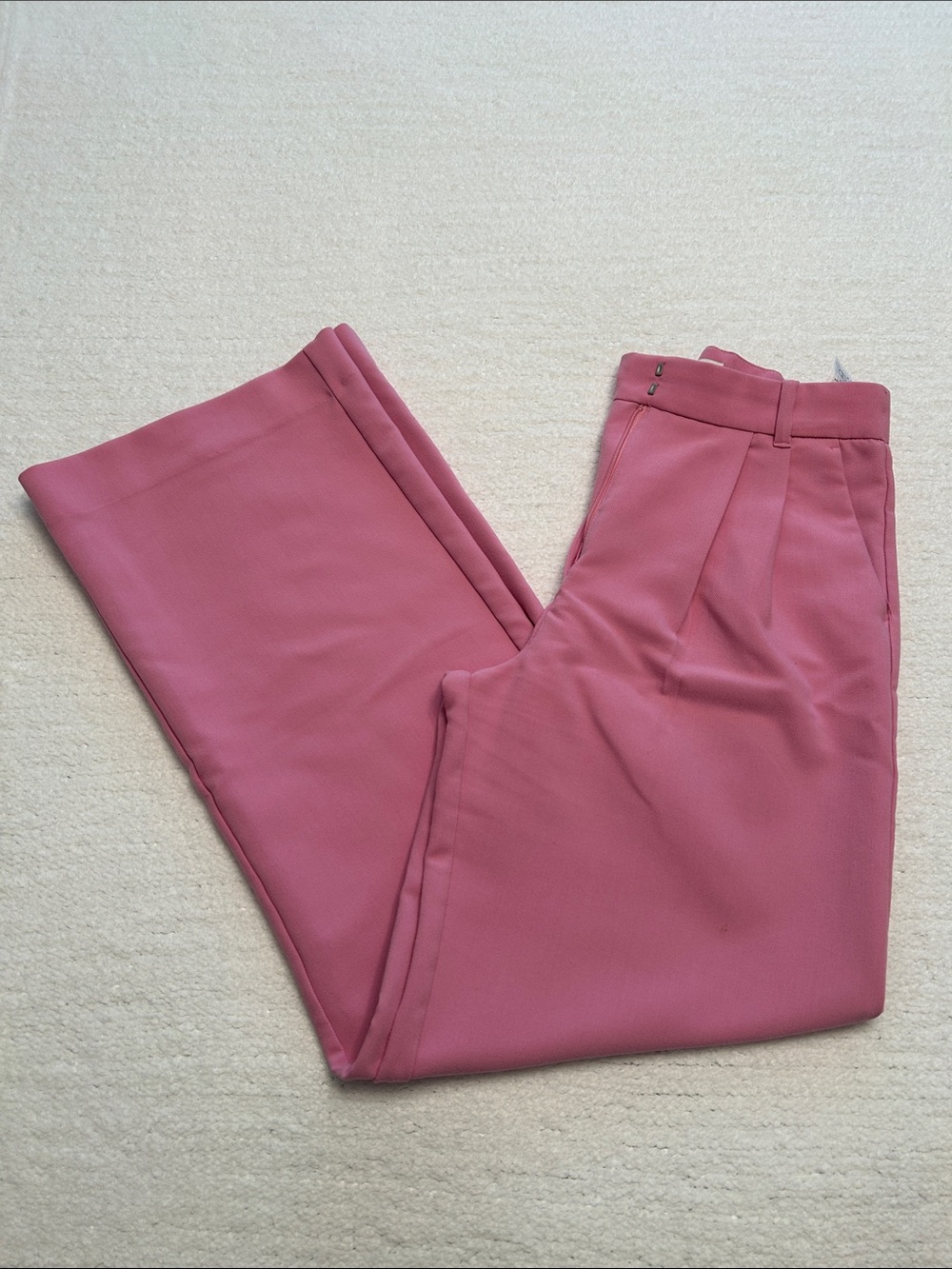 Abercrombie & Fitch Wide-Leg Pants in Rose Pink